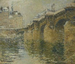 Pont Neuf im Schnee