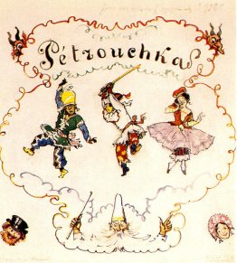 Petruschka. Poster scetch