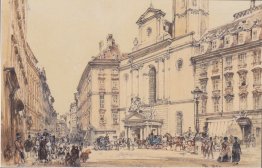 Michaelerplatz und Kohlenstoffmarkt in Wien