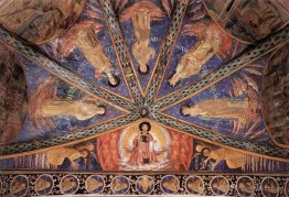 St. Francis in der Glorie und Heiligen