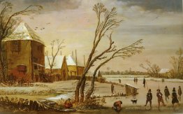 A Frozen River mit Eisläufern