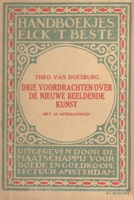 Cover von "Drei Vorträge über die neue Kunst"