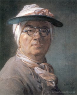 Self-Porträt Brillenträger