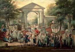 Eine Fiesta in einem botanischen Garten