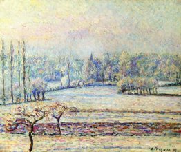 Ansicht von Bazincourt, Frost, Morgen