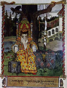 Illustration für Alexander Puschkin Gedicht "Ruslan und Ludmila"