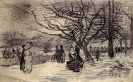 Die Zahlen in einem Park