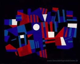 Red and Blue Composition