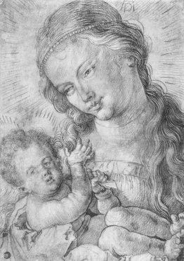 Madonna und Kind in halber Länge