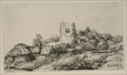 Ein Dorf mit einem Square Tower