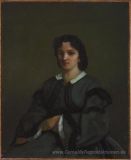 Frau mit Handschuhen