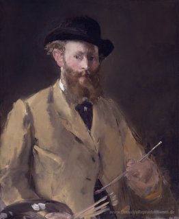 Selbstporträt mit Palette