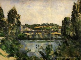 Brücke und Wasserfall in Pontoise