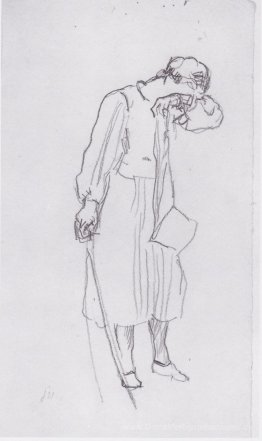 Farewell teilnehmenden weibliche Figur