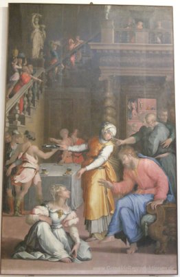 Jesus Christus im Haus von Martha und Maria