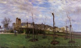 Ansicht von Montmartre von der Cité des Fleurs
