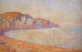 Cliff bei Pourville im Morgen