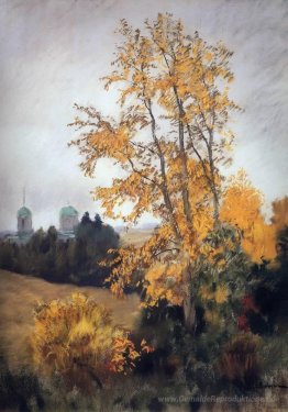 Herbstlandschaft mit Kirche