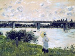 Die Promenade in der Nähe der Brücke von Argenteuil