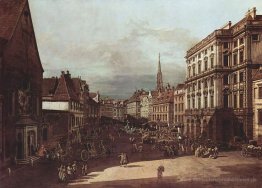 Ansicht von Wien, Mehl Markt der Southwest von Nordosten zu sehe