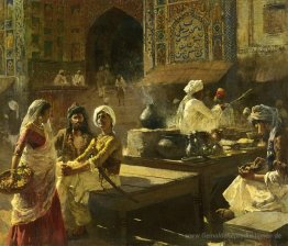 Ein Open-Air-Küche, Lahore, Indien