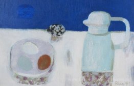 Krug und vier Eier