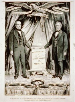 Kampagnen-Plakat für 1860 US-Präsidentschaftskandidat John Bell