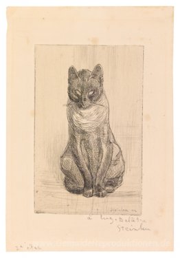 Kleine Katze Sitzen