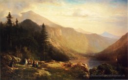 Ein Künstler der Ansicht von Mt. Lafayette