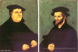 Portraits von Martin Luther und Philipp Melanchthon