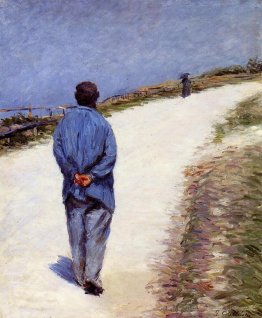 Pere Magloire auf dem Weg nach Saint-Clair, Etretat