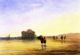 Calais Sands mit Fort Rouge