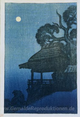 Abend Szene auf Ishiyama Temple