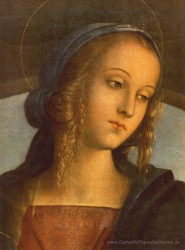 Die Madonna zwischen Johannes dem Täufer und St. Sebastian (Deta