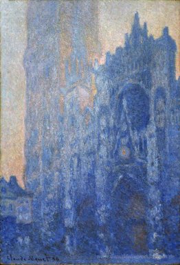 Kathedrale von Rouen, das Portal und die Tour d'Albane at Dawn