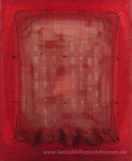 Espejo de vestido rojo