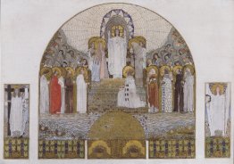Am Steinhof-Kirche, Mosaik-Design für den Hauptaltar