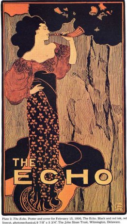 Plakat-und Cover für 15. Februar 1896, das Echo