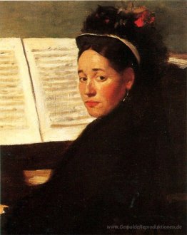 Mademoiselle Didau am Klavier