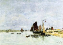 Etaples, Boote im Hafen