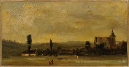 Landschaft mit einer Kirche
