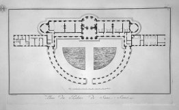 Plan des Schlosses Sanssouci