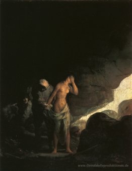 Brigand entkleiden eine Frau
