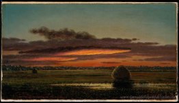 Sonnenuntergang über den Sümpfen