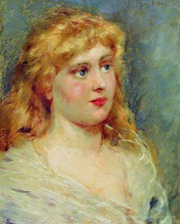 Portrait der Blondine