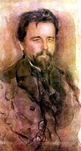 Porträt von Anton Tschechow