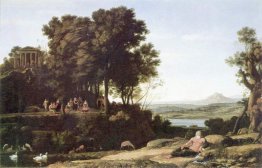 Landschaft mit Apollo und die Musen