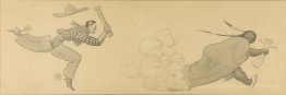 Untitled, from suite Savage Iowa (indische und Cowboy)