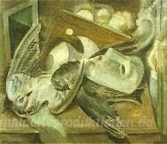 Vögel und Masken