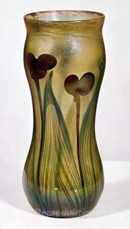 Favrile Glas. Tiffany-Vase